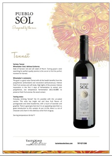 Pueblo del Sol TANNAT RESERVA