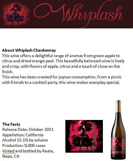 Reata Whiplash Chardonnay