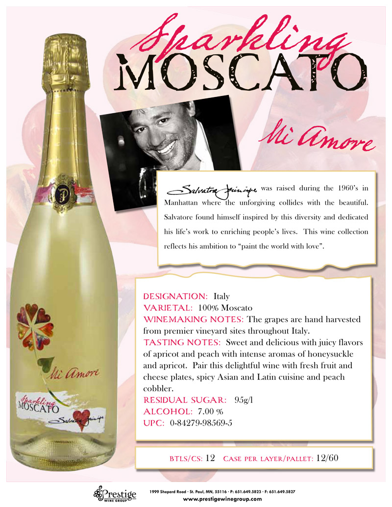 Salvatore Principe Sparkiling Moscato